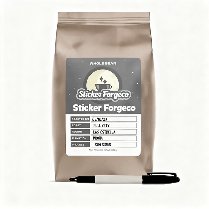 Matte Recycled Paper Labels