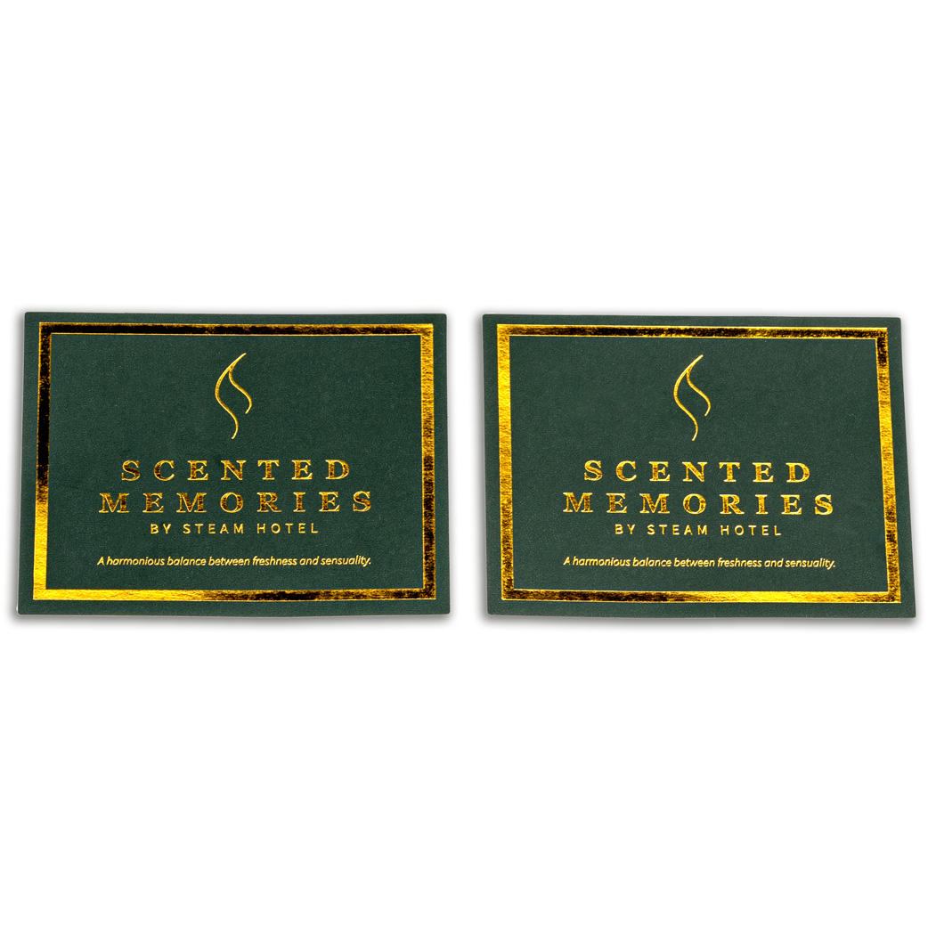 Gold Foil with black Sticker