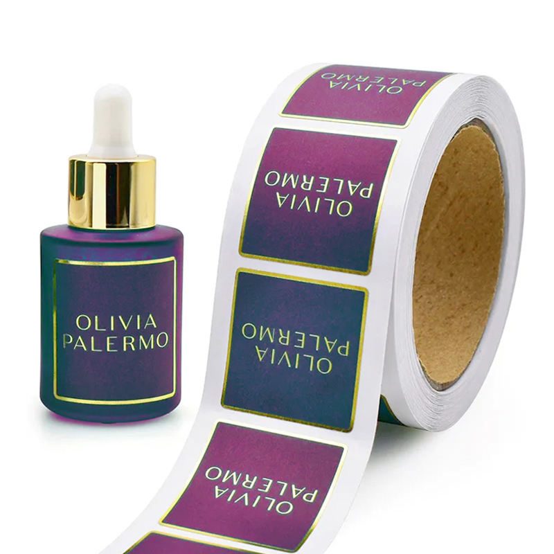 Gold Foil with black Sticker