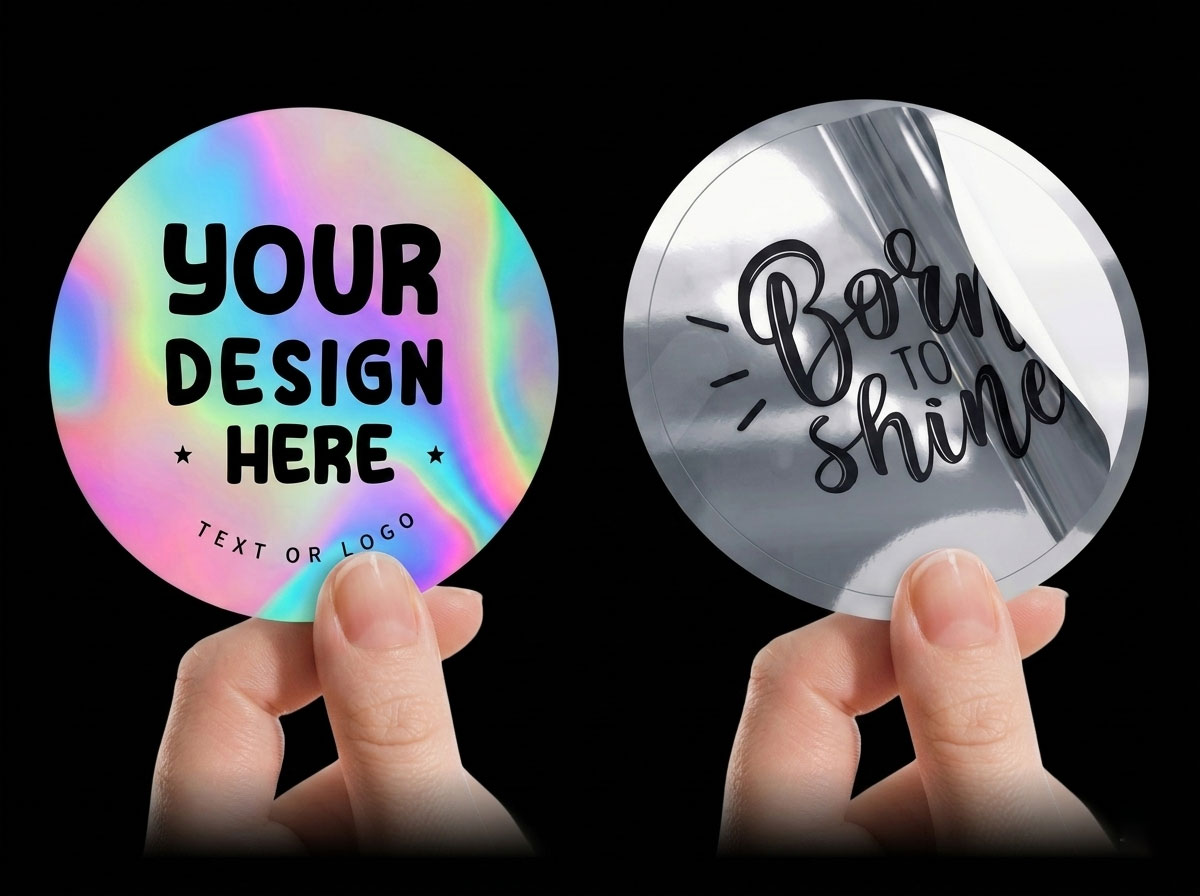 Holographic Stickers vs Silver Stickers