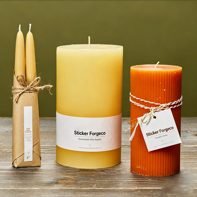 custom candle labels