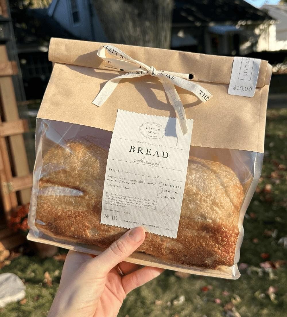 Matte Recycled Paper Labels for food