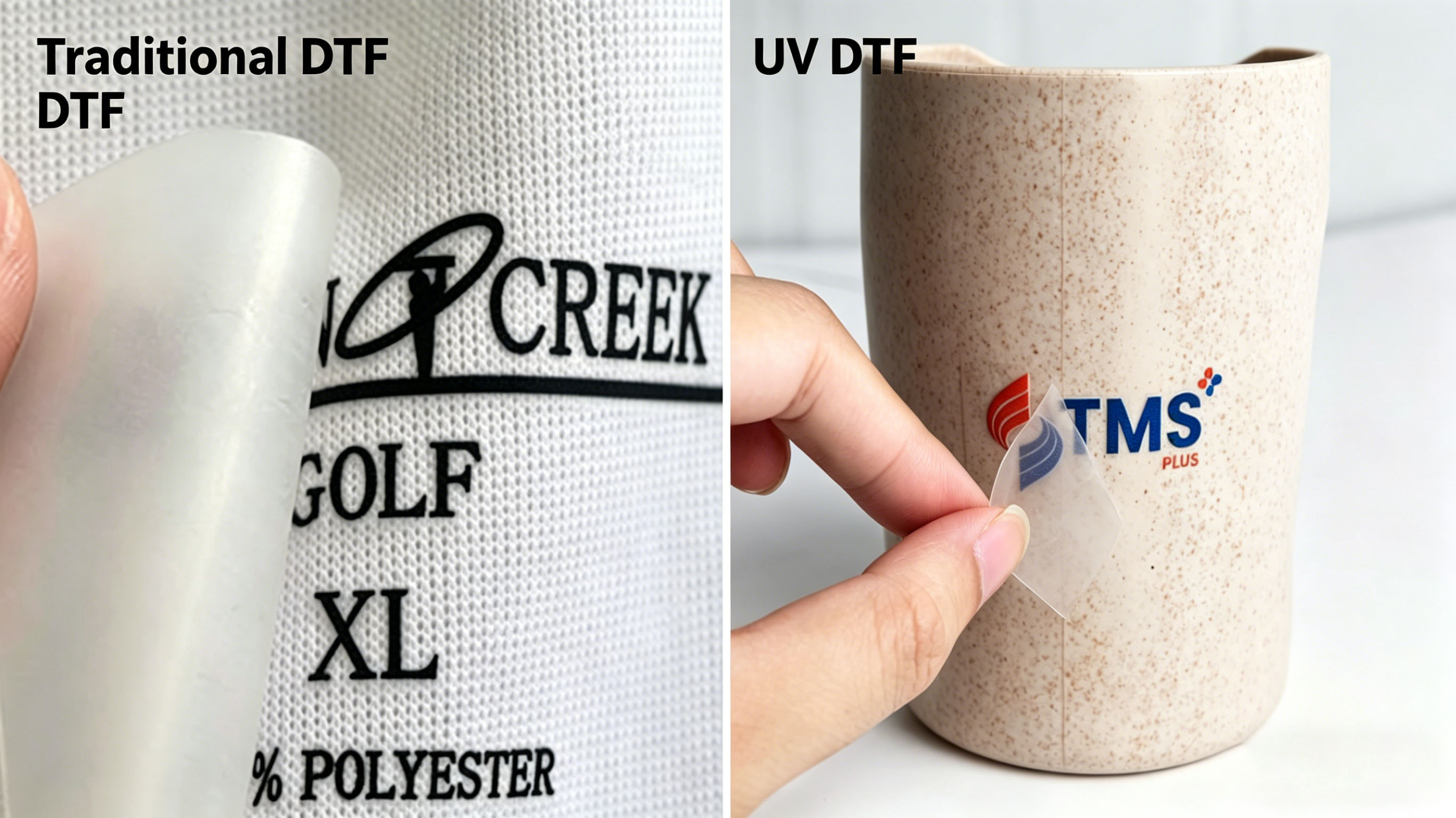 UV DTF  VS Traditional DTF