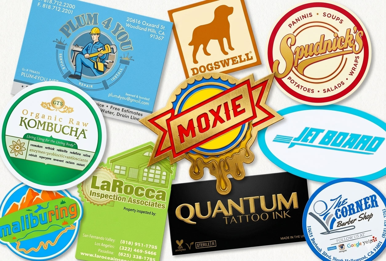 Logo Stickers for Business124 Logo Stickers for Business124