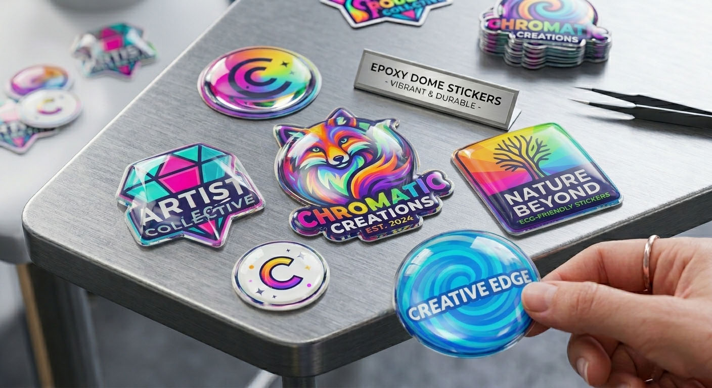 Epoxy Dome Stickers