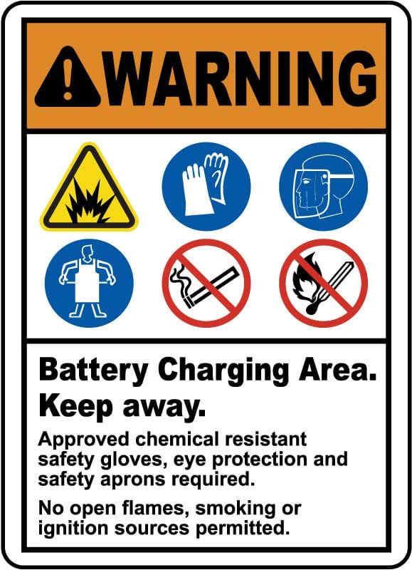 Battery Labels Battery Labels