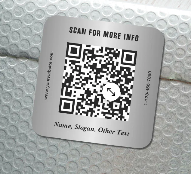 Silver Sticker for barcode and asset tags Silver Sticker for barcode and asset tags
